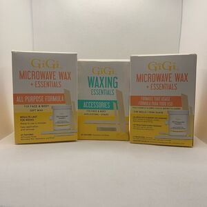 GiGi Microwave Wax + Essentials and Accessories Bundle New